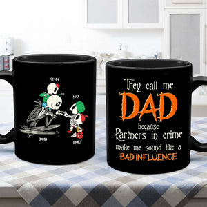 Daddy Parter In Crime - Gift For Dad And Kids - Personalized Ceramic Mug - CL14 NA94