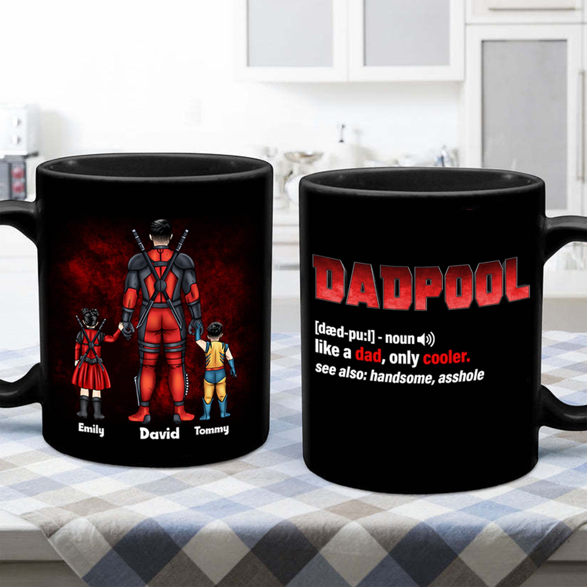 Dadpool Dadpool Just Like A Dad But Always Cooler - Gift For Father's Day - Personalized Ceramic Mug