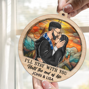 Harry Potter I'll Stay With You Until The End Of Life - Gift For Couple - Window Suncatcher Ornament - CL20 NH96