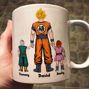 We Love You Over 9000 - Gift For Dad, Husband, Father's Day - Personalized Ceramic Mug