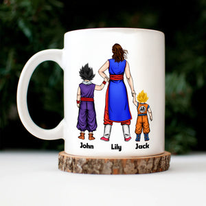 Dragon Ball Mommy You Are As Smart As Bluma As Beautiful As Android 18 - Gift For Mom - Personalized Ceramic Mug - cl03 NA94