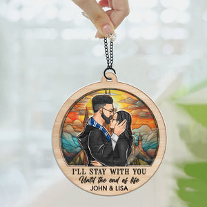 Harry Potter I'll Stay With You Until The End Of Life - Gift For Couple - Window Suncatcher Ornament - CL20 NH96