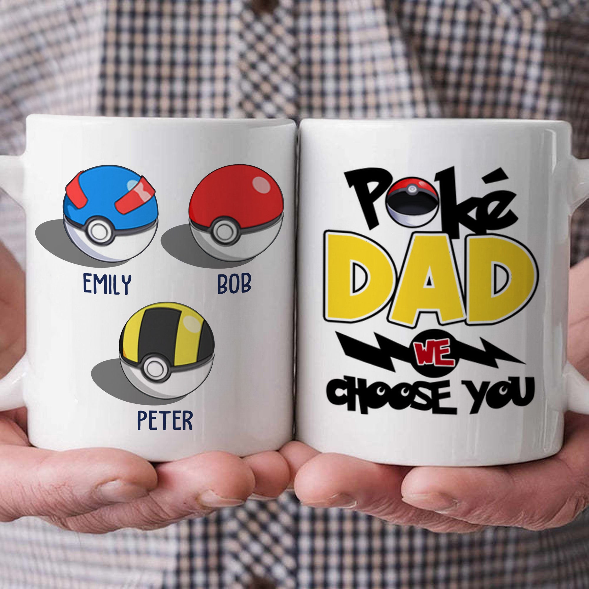 Dad We Choose You - Gift For Father's Day - Personalized Ceramic Mug