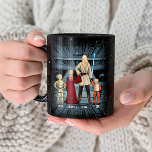 The Froce Is Strong With This Mom - Gift For Mom - Personalized Ceramic Mug - CL08 NA94