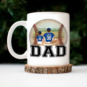 Daddy Thank You For Being My Super Hero - Gift For Dad, Son - Personalized Mug - SPCL01 NA94