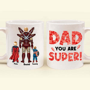 Super Daddy You Are Number 1 - Gift For Father's Day - Personalized Ceramic Mug