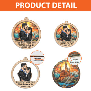 Harry Potter I'll Stay With You Until The End Of Life - Gift For Couple - Window Suncatcher Ornament - CL20 NH96