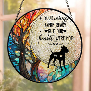 You Were My Favorite Hello - Memorial Gift For Pet Lovers - Personalized Stained Glass Window Hanging Suncatcher - CLP05 NA94