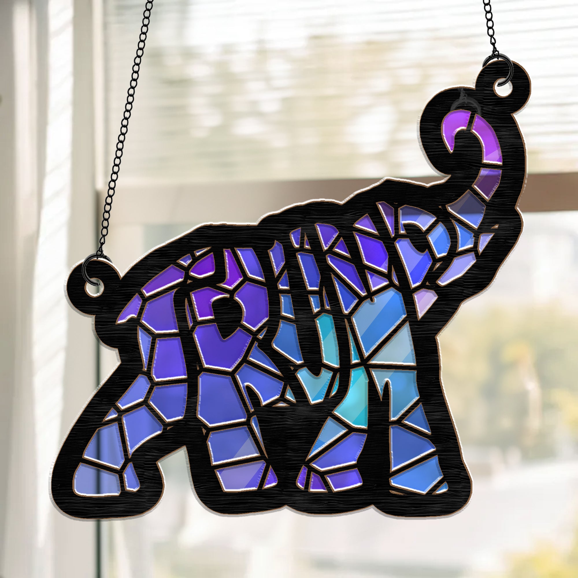 Trump Elephant - Personalized Window Hanging Suncatcher Ornament - NH96