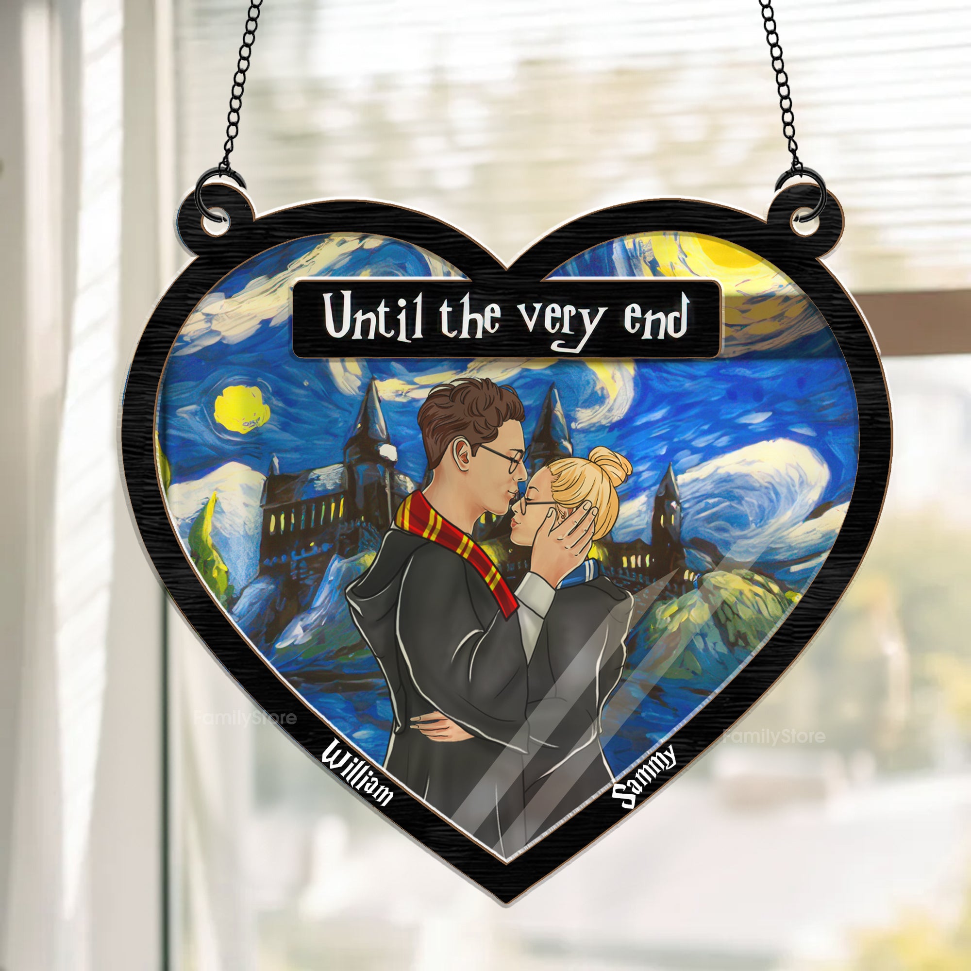 Harry Potter Until The Very End - Gift For Couple - Personalized Window Hanging Suncatcher Ornament - CL20 NH96