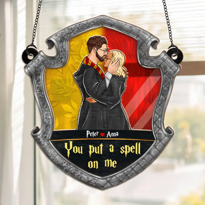 You Put A Spell On Me - Gift For Couple Boyfriends, Girlfriends - Personalized Window Hanging Suncatcher Ornament - CL20 NH96