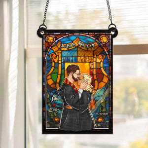 Put A Spell On Me - Gift For Couple - Personalized Window Hanging Suncatcher Ornament - CL20 NH96