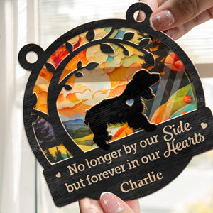 Their Purrs Are Forever Reverberating In Your Heart - Memorial Gift For Pet Lovers - Personalized Window Hanging Suncatcher Ornament - CLP05 NA94