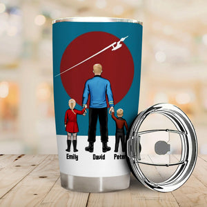 The Best Captain In The Universe - Gift For Dad - Personalized Tumbler - CL22 NA94