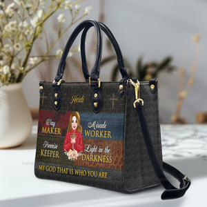 My God That Is Who You Are - Personalized Leather Bag - CLGOD01 PT