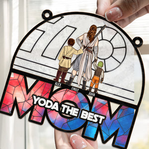 Yoda The Best Mom - Gift For Mother - Window Hanging Suncatcher Ornament - CL08 NH96