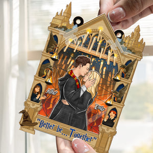 Harry Potter Better Be Together - Gift For Couple - Personalized Window Hanging Suncatcher Ornament - CL20 NH96