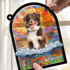 In Loving Memory My Paw Paw - Memorial Gift For Pet Lovers - Personalized Window Hanging Suncatcher Ornament - NA94