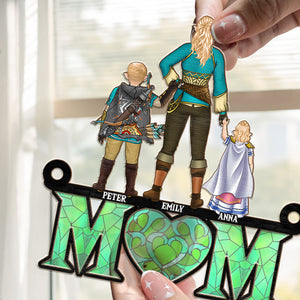 Best Zelda Mom Ever - Gift For Mother - Window Hanging Suncatcher Ornament - CL07 NH96