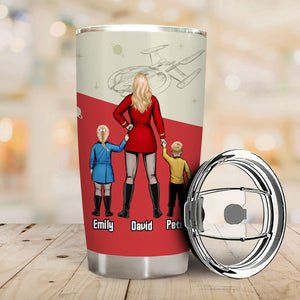 Captain Mom Because It Takes One To Raise Ones - Gift For Mom - Personalized Tumbler - CL22 NA94