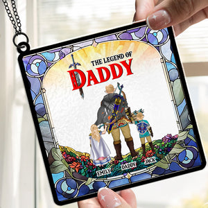 Zelda The Legend Of Dad - Gift For Dad - Personalized Window Hanging Suncatcher Ornament - CL07 NH96