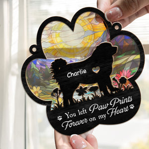 Forever In My Heart - Memorial Gift For Pet Lovers - Personalized Window Hanging Suncatcher Ornament - CLP05 NA94