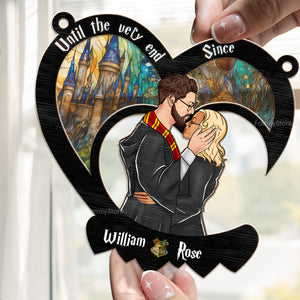 Harry Potter Until The Very End - Gift For Couple Heart Shape - Personalized Window Hanging Suncatcher Ornament - CL20 NH96