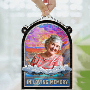 In Loving Memory You Are An Important Part In My Heart - Memorial Gift - Personalized Window Hanging Suncatcher Ornament - NA94