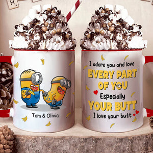 I Love Every Part Of You Especially Your Butt - Gift For Couples - Personalized Accent Mug - NA94