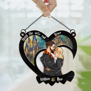 Harry Potter Until The Very End - Gift For Couple Heart Shape - Personalized Window Hanging Suncatcher Ornament - CL20 NH96