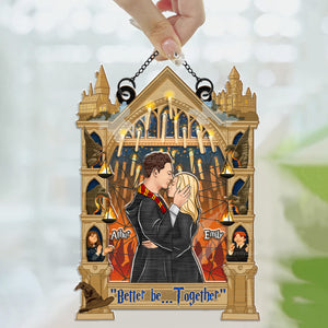 Harry Potter Better Be Together - Gift For Couple - Personalized Window Hanging Suncatcher Ornament - CL20 NH96