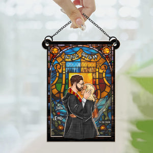 Put A Spell On Me - Gift For Couple - Personalized Window Hanging Suncatcher Ornament - CL20 NH96