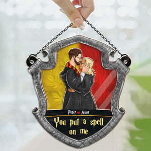 You Put A Spell On Me - Gift For Couple Boyfriends, Girlfriends - Personalized Window Hanging Suncatcher Ornament - CL20 NH96