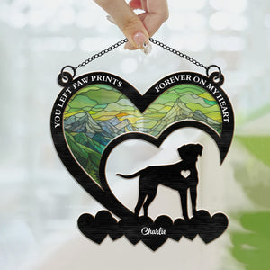 My Favorite Hello And My Hardest Goodbye - Memorial Gift For Pet Lovers - Personalized Window Hanging Suncatcher Ornament - CLP05 NA94