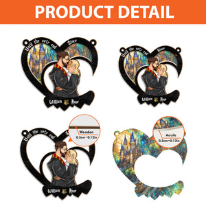 Harry Potter Until The Very End - Gift For Couple Heart Shape - Personalized Window Hanging Suncatcher Ornament - CL20 NH96