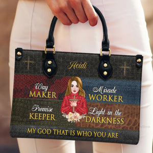 My God That Is Who You Are - Personalized Leather Bag - CLGOD01 PT