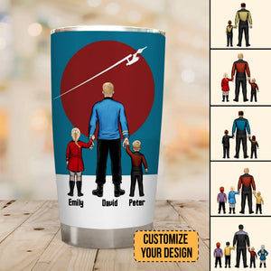 The Best Captain In The Universe - Gift For Dad - Personalized Tumbler - CL22 NA94