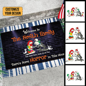 There Is Some Horror In This House - Personalized Door Mat - CL14 NA94