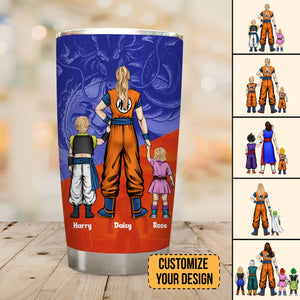 Super Saiyan Mom Because It Takes One To Raise Ones - Gift For Mom - Personalized Tumbler - CL03 NA94