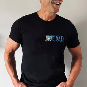 The One Piece Dad And His Clan - Gift For Father's Day - Personalized Shirt 2 Side