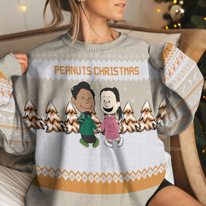 Peanuts Christmas - Personalized Ugly Sweatshirt - Gift For Couple, Husband Wife, Anniversary CL43 NH96