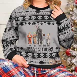 Star War Alien - Gift For Christmas - Personalized Ugly Sweater - CL08 NH96