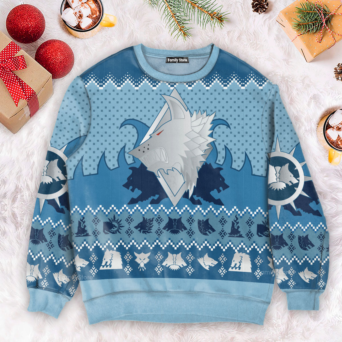 Warhammer Space Wolves Iconic - Ugly Christmas Sweater - Familystore