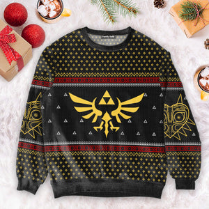 Legend Of Zelda Triforce Xmas - Wool Ugly Sweatshirt