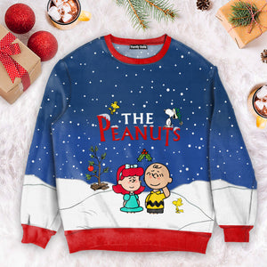 The Peanuts - Personalized Ugly Sweatshirt - Gift For Couple, Husband Wife, Anniversary, Engagement, Wedding, Marriage Gift CL41