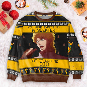 FamilyStore It Was Me Dio Jojo’s Bizarre Adventure - Ugly Christmas Sweater