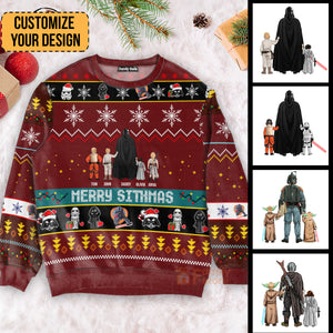 Star Wars Dark Vader Merry Sithmas - Gift For Christmas - Personalized Ugly Sweater - CL08 NH96