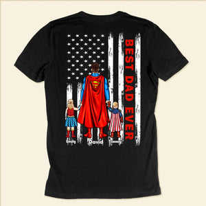 You're Our Super Hero And Always Will Be - Gift For Dad, Husband, Father's Day - Personalized Shirt 2 Side CL02