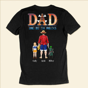 One Piece Father Of The Little Kings - Gift For Dad, Husband, Father's Day - Personalized Shirt 2 Side