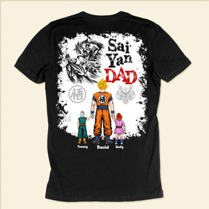 Dad You Are As Strong And Fast As Goku Dragon Ball - Gift For Dad,  Father's Day - Personalized Shirt 2 Side CL03